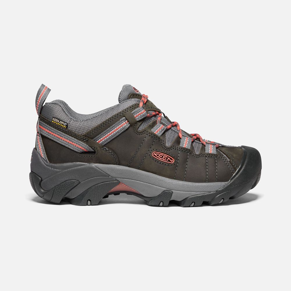 Keen Wandelschoenen Dames Zwart Bruin - Targhee Ii Waterproof - 16305-VKEQ